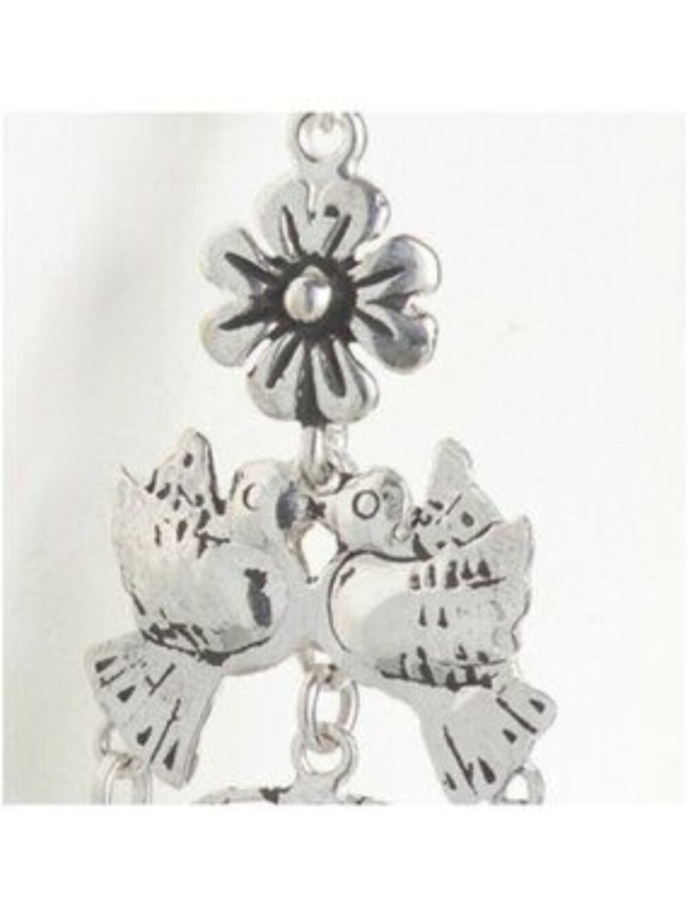 SEED & SAGE Made In Mexico Sterling Silver Plated Frida Earrings - Picture 3 of 4